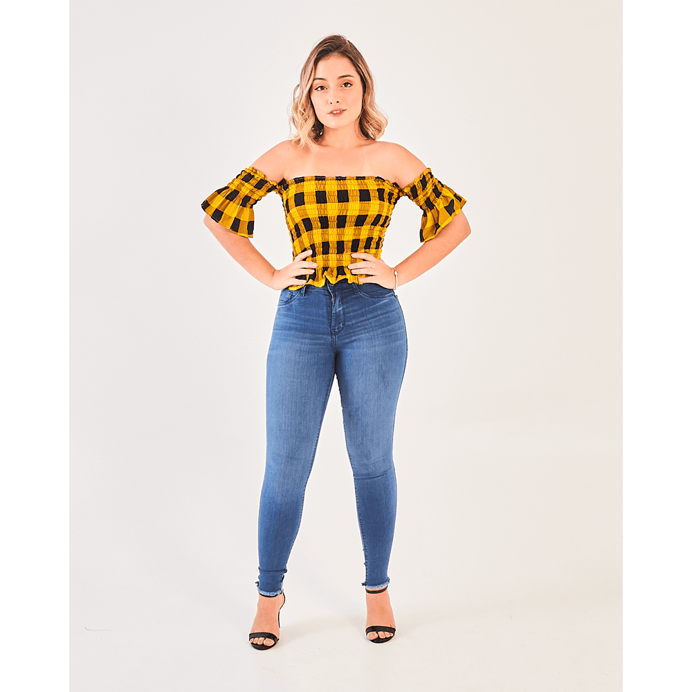 Calça Jeans Fit For Me Feminina Lunender 47657 modamix