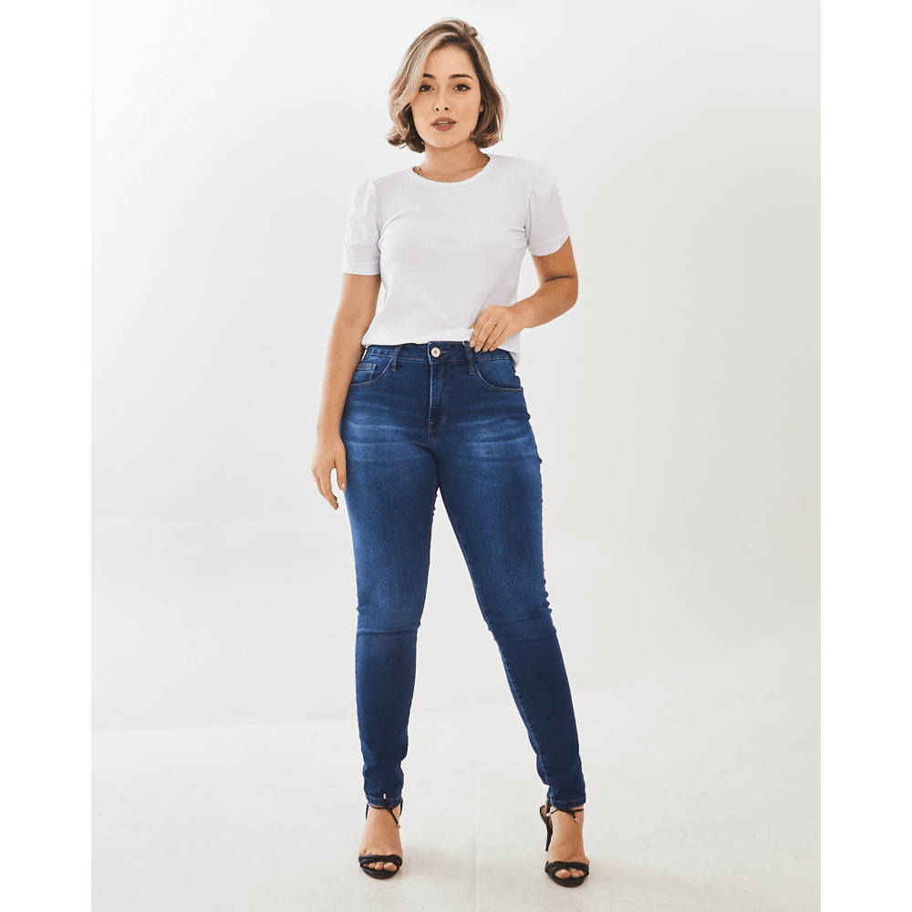 Calça Jeans Skinny Via Sete - 15556 - modamix