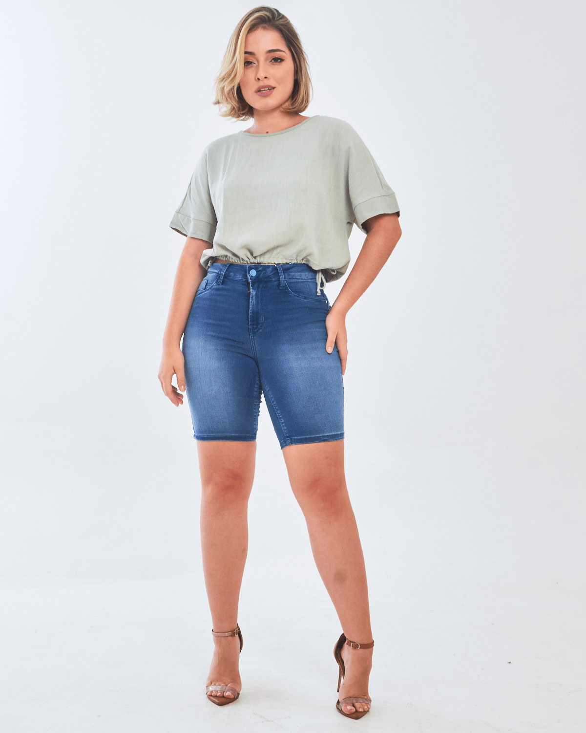 Bermuda-Jeans-Feminina-Lunender