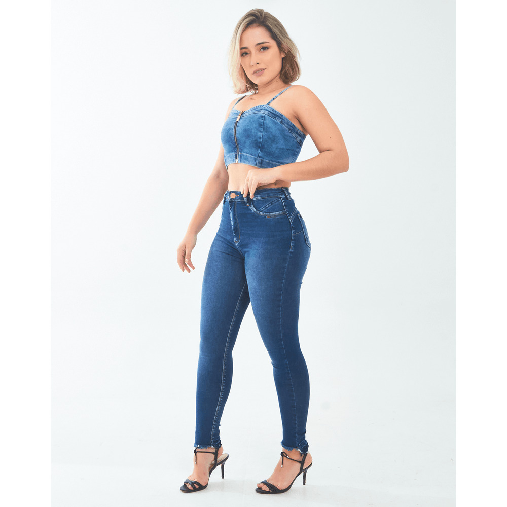 Calça Jeans Feminina Hot Extreme Consciência Jeans - 21956 - modamix