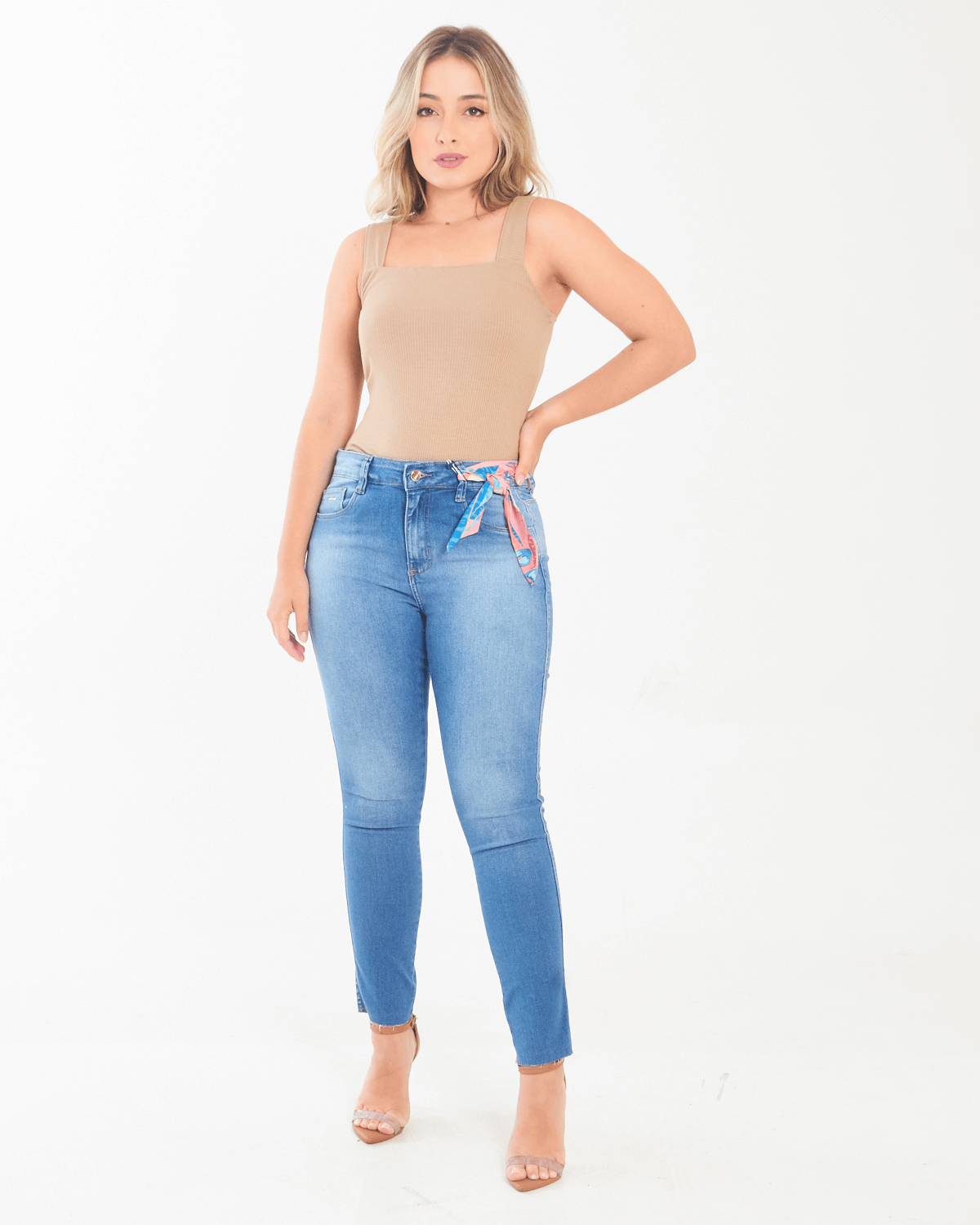Calça jeans hot sale feminina oppnus