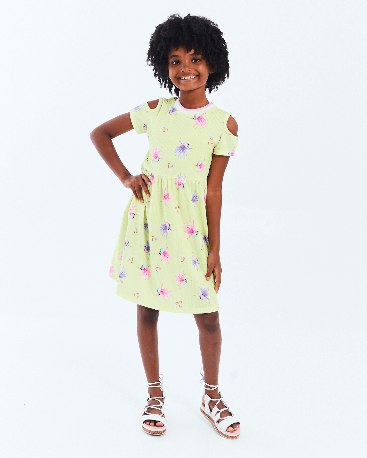 Vestido-Feminino-Infantil-Estampado-Lunender