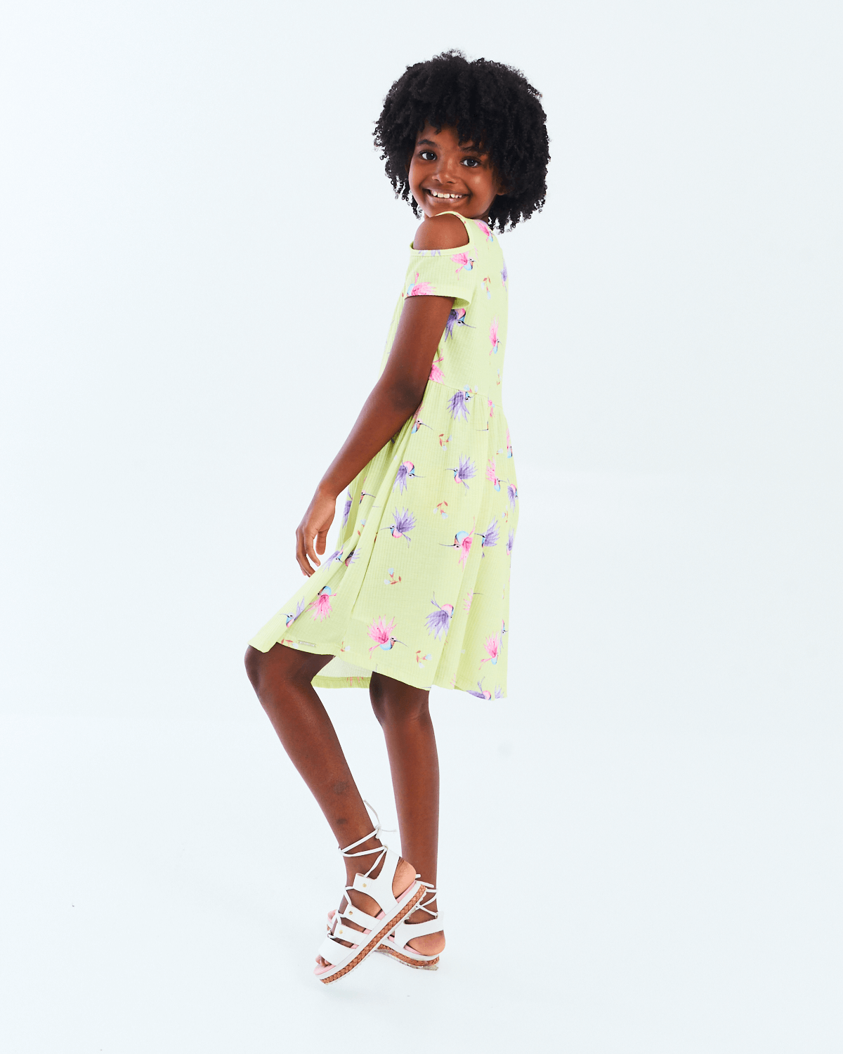 Vestido-Feminino-Infantil-Estampado-Lunender
