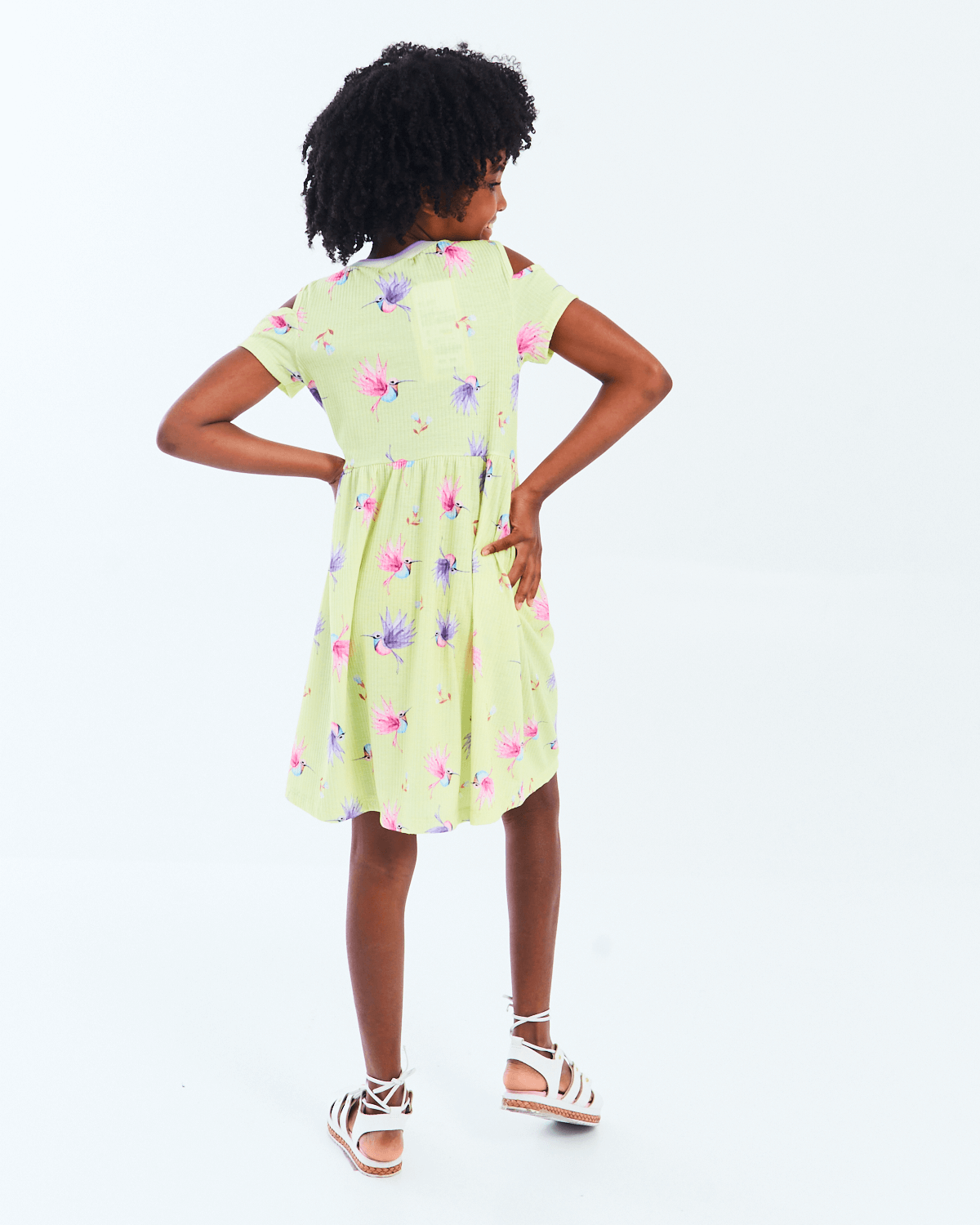 Vestido-Feminino-Infantil-Estampado-Lunender