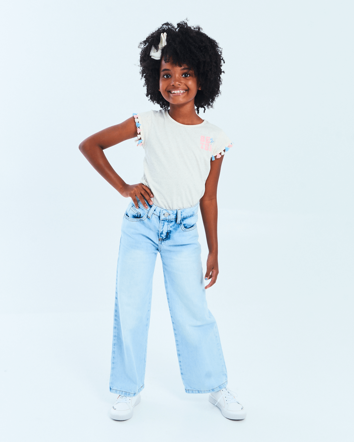 Cal a Jeans Feminina Wide Leg Mania Kids 6087 modamix