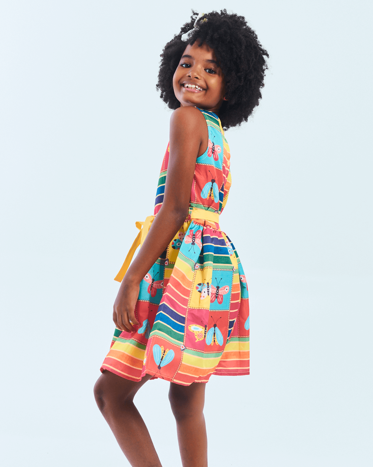 Vestido-Feminino-Infantil-Estampado-Kukalele