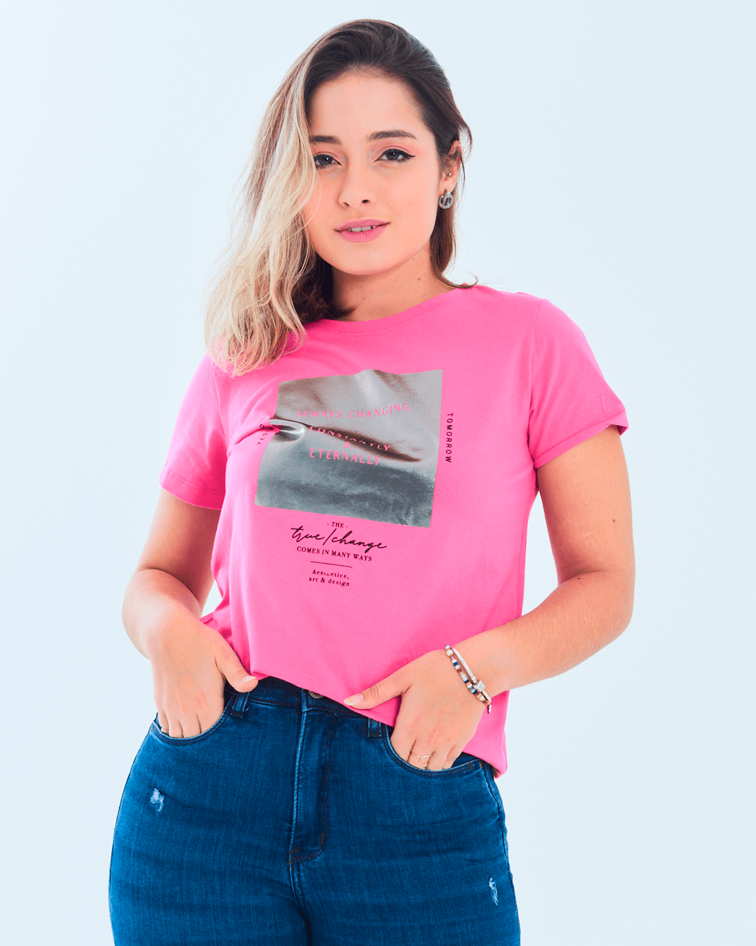 T-shirt-Feminina-Basica-Malwee