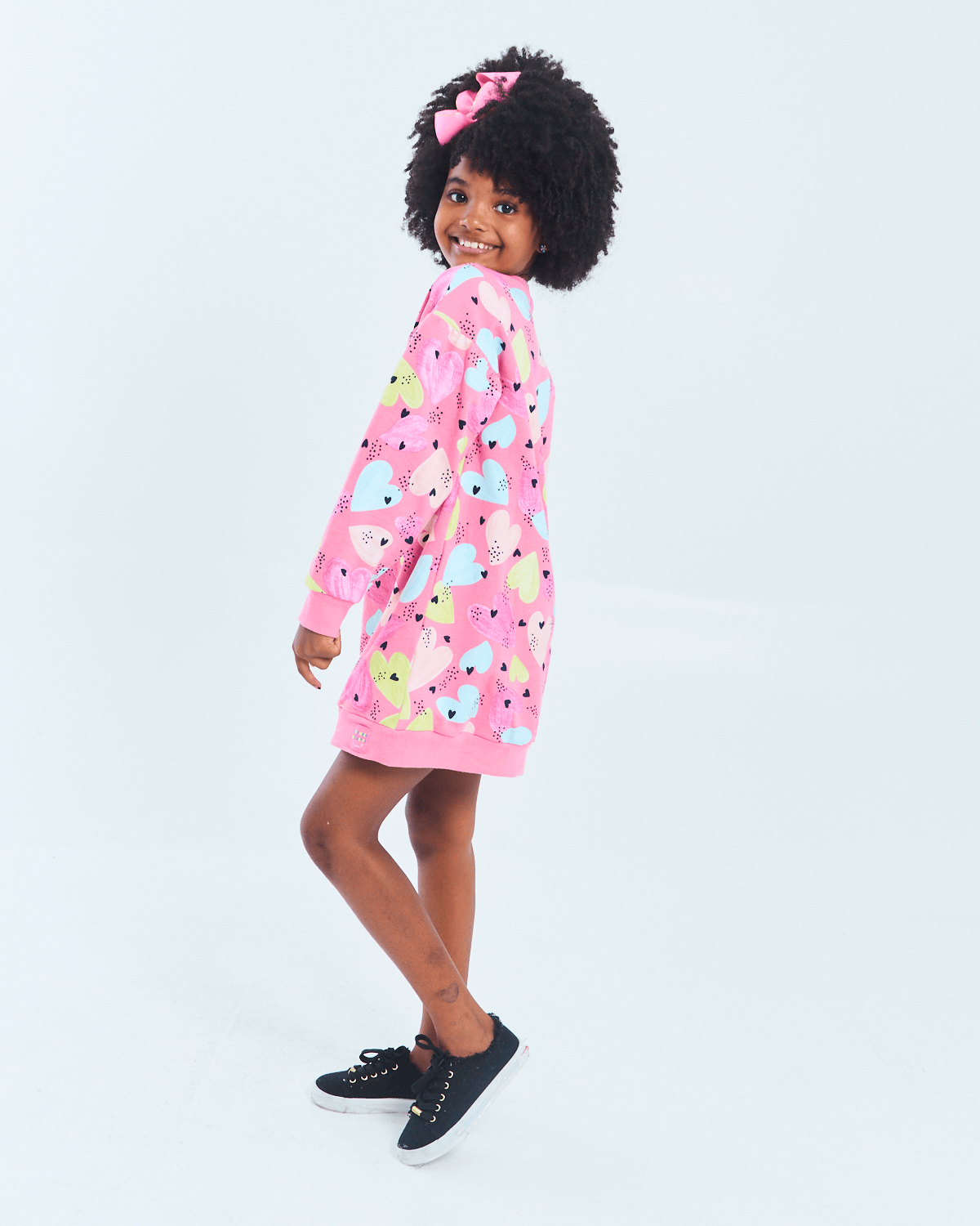 Vestido-Feminino-Infantil-Estampado-Elian