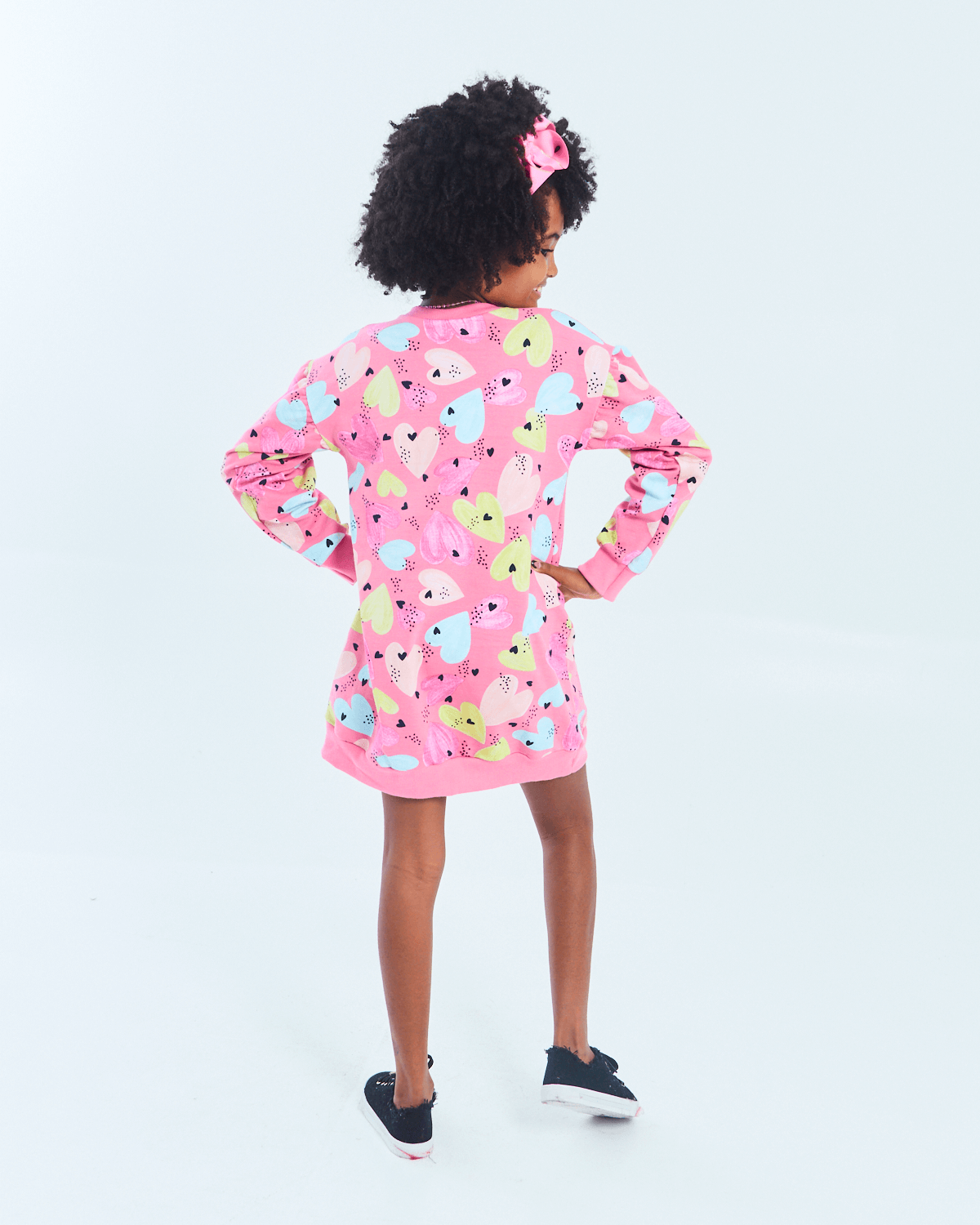 Vestido-Feminino-Infantil-Estampado-Elian