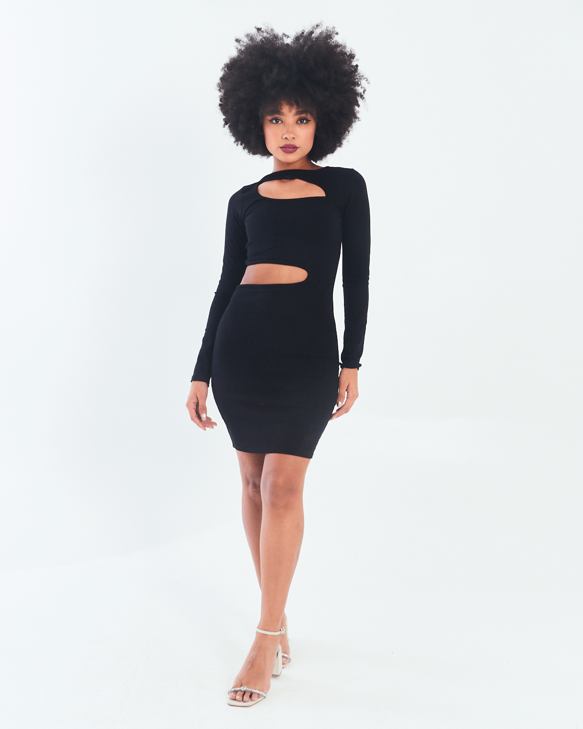 Vestido-Feminino-Canelado-Com-Recortes-Groovy