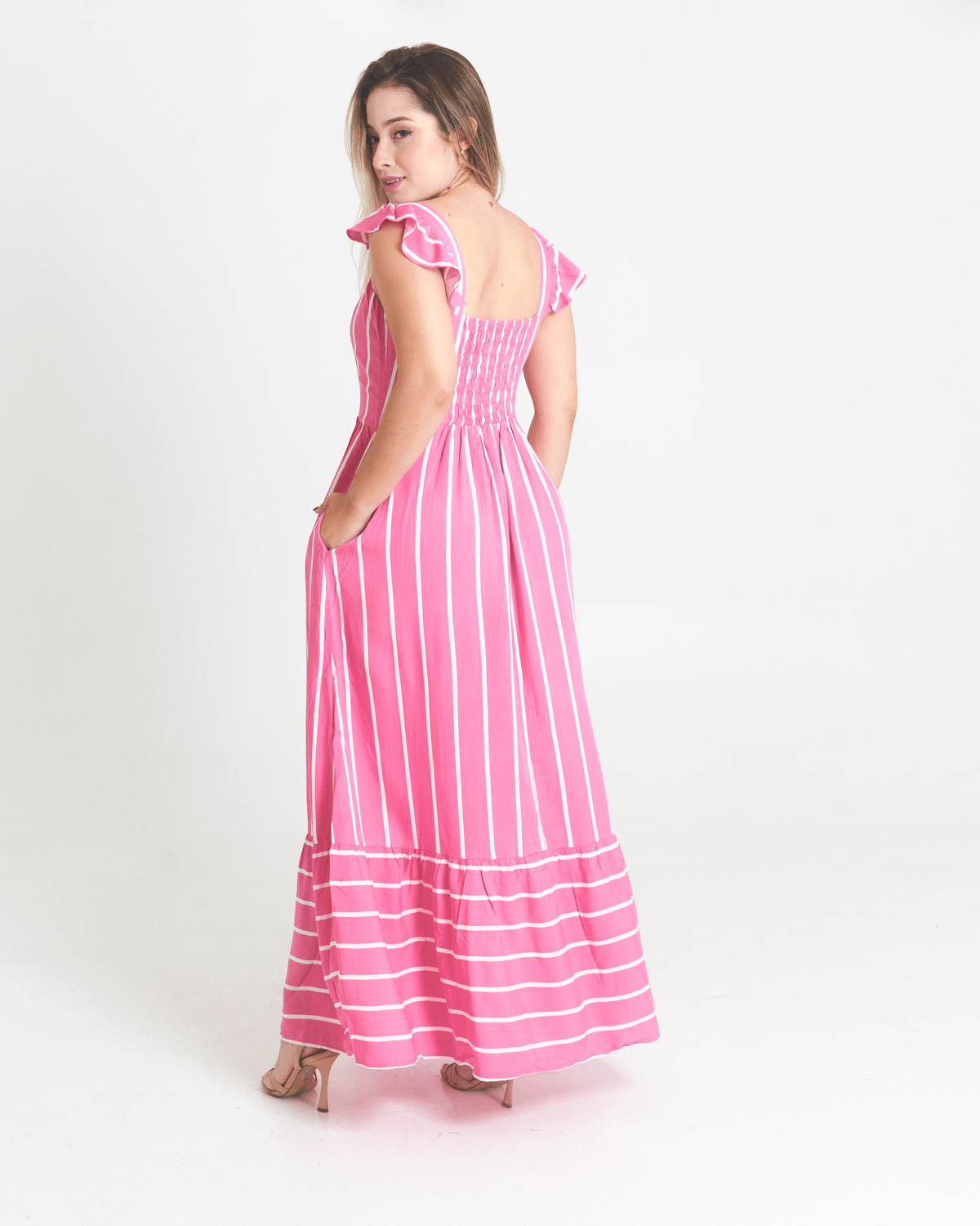 Vestido-Feminino-Longo-Liso-Safira---BABADO-OMBRO